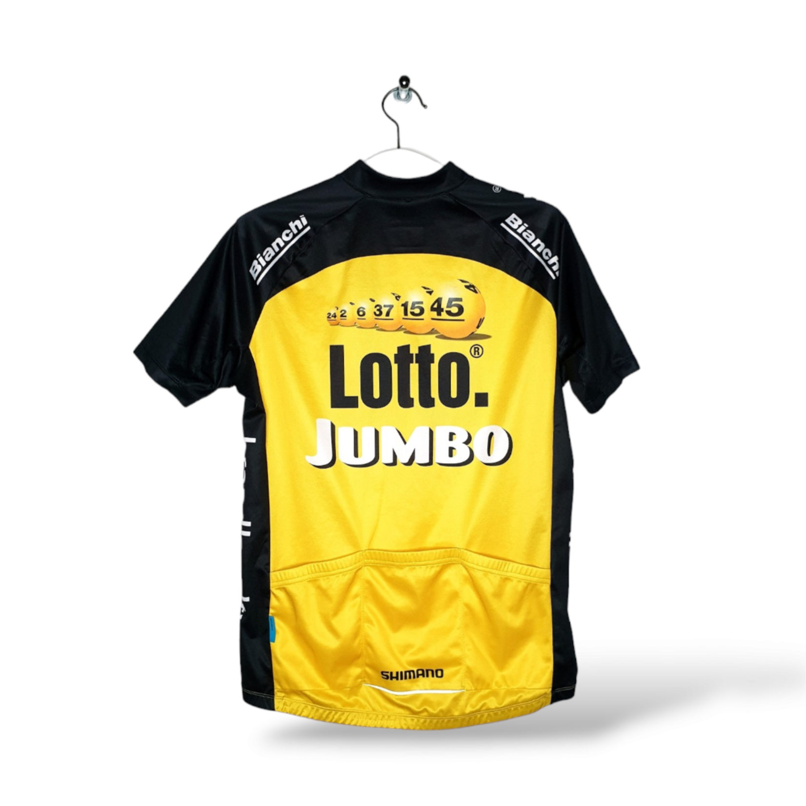 Shimano Origineel Shimano vintage wielershirt Team Lotto NL - Jumbo 2017