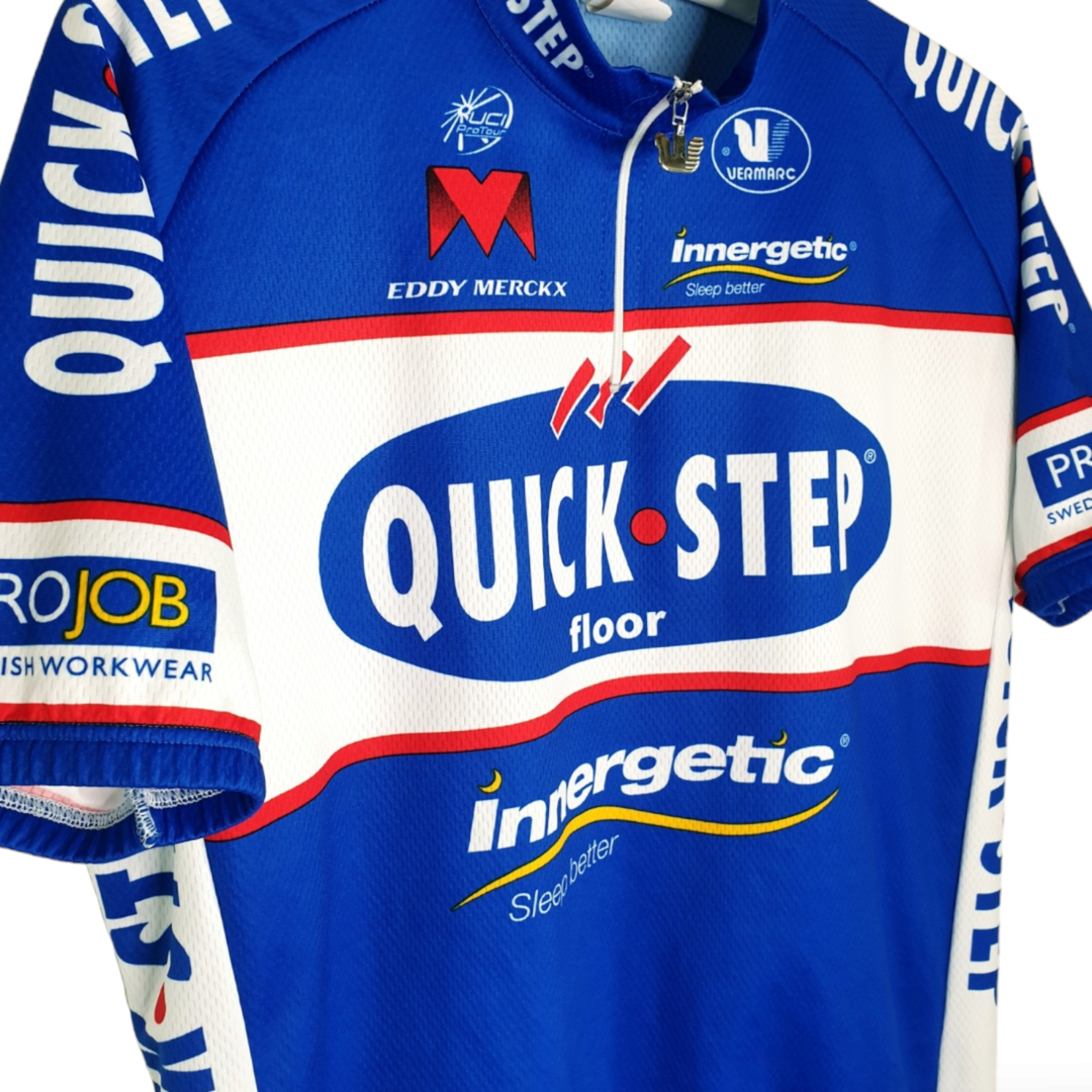 Vermarc Origineel Vermarc vintage wielershirt Quick-Step Floors 2010