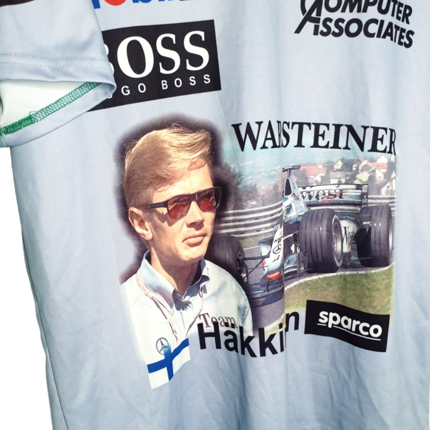 Mercedes Origineel West vintage shirt Mercedes Häkkinen