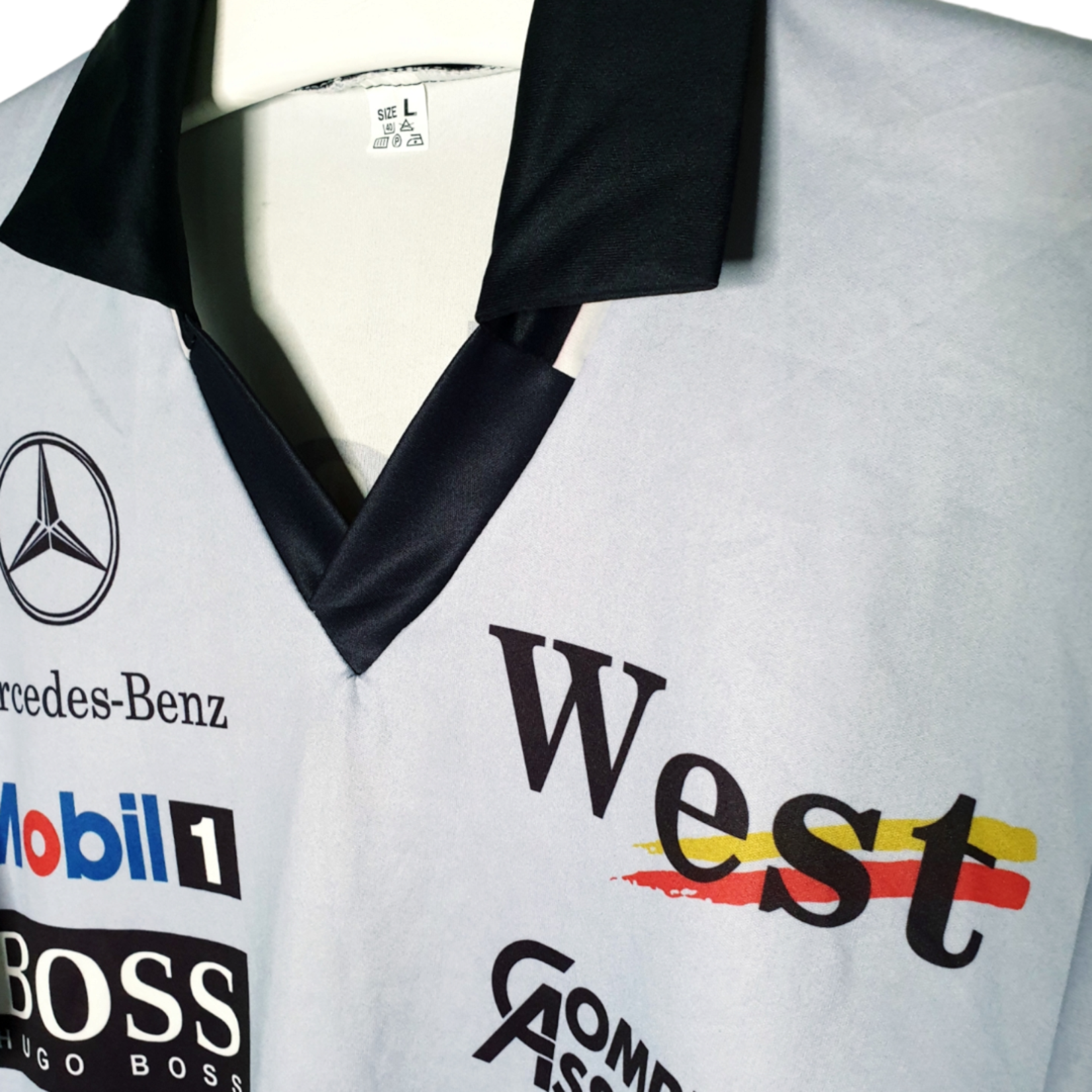 Mercedes Origineel West vintage shirt Mercedes Häkkinen