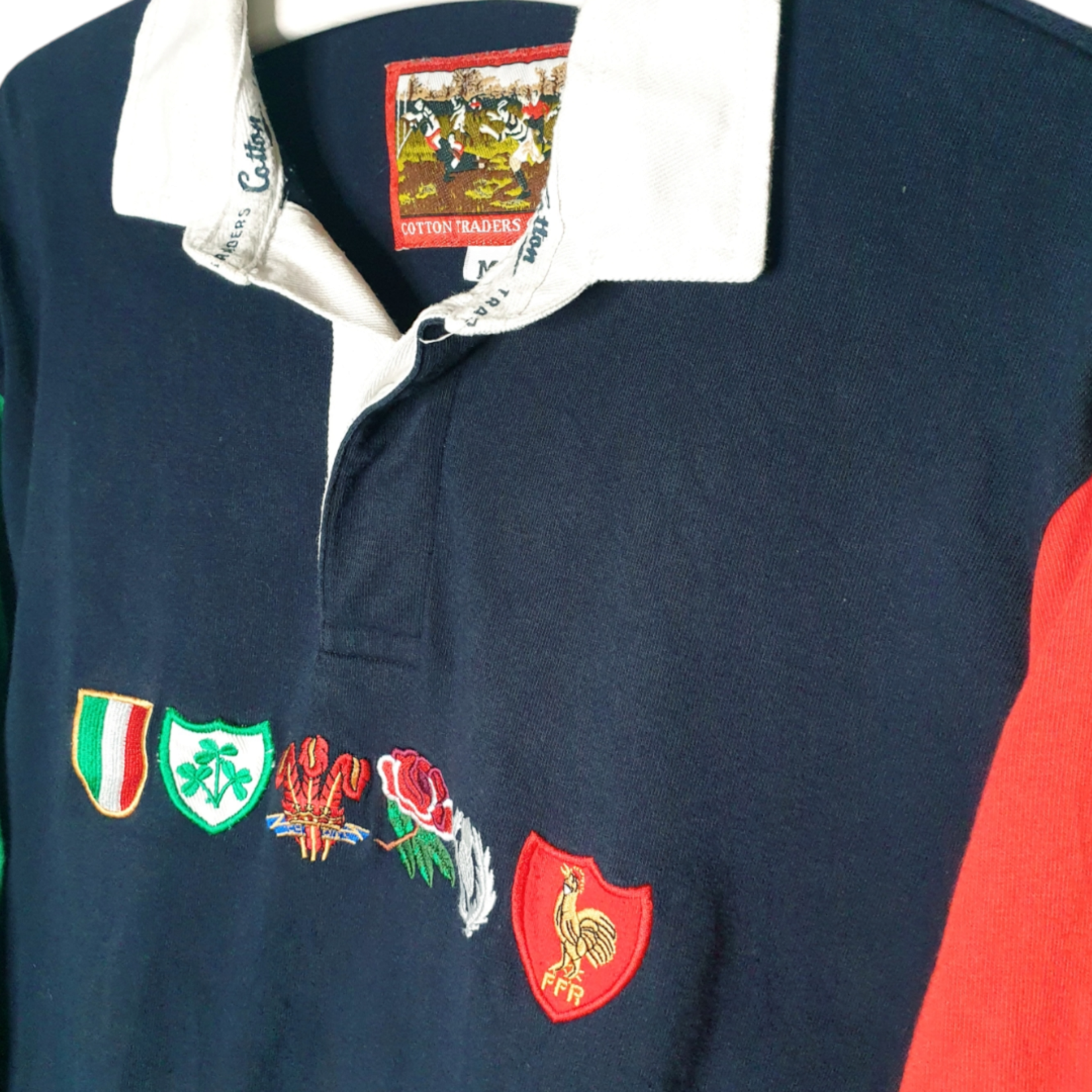 Cotton Traders Origineel Cotton Traders Six Nations rugby Polo