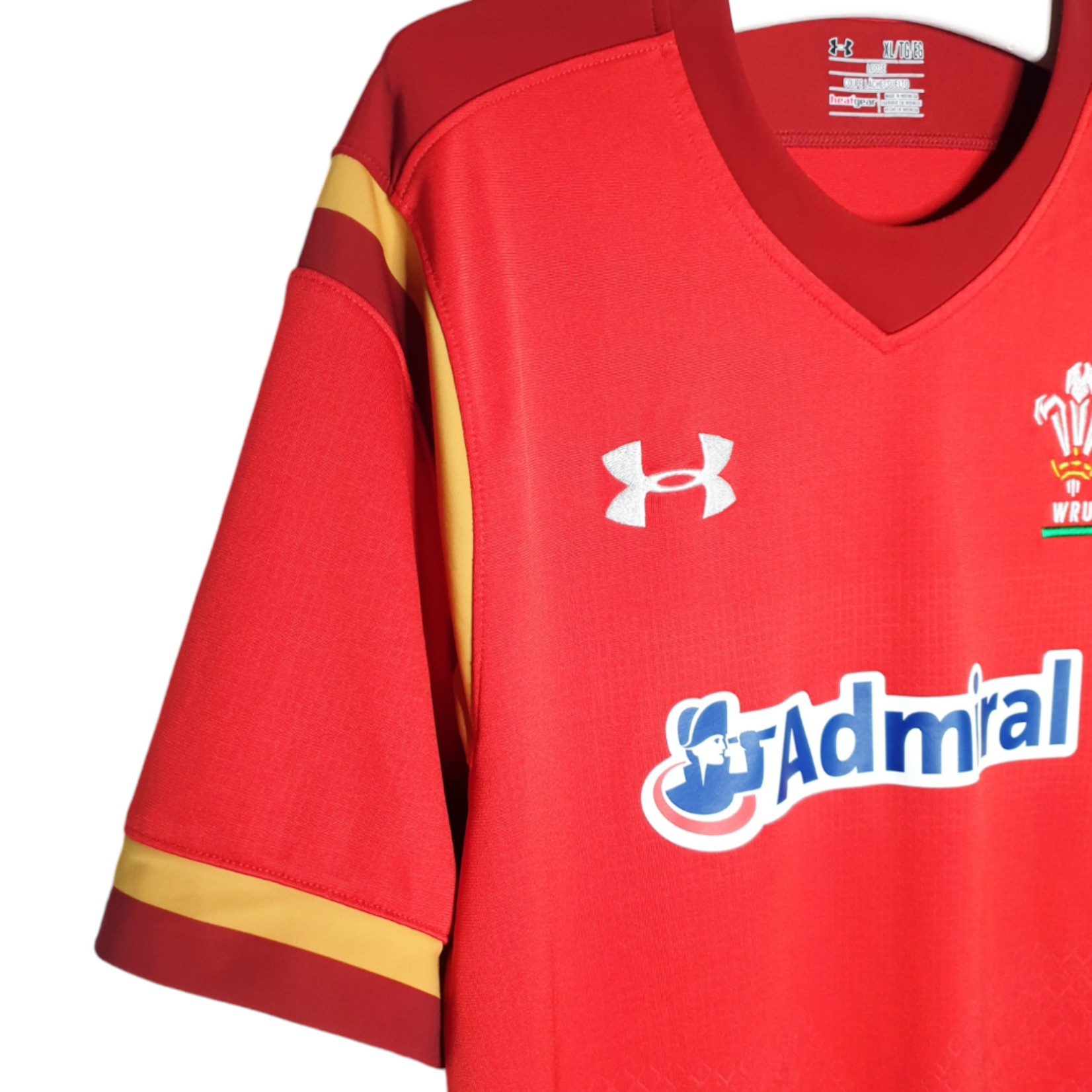 Under Armour Origineel Under Armour rugbyshirt WRU Wales 2015/16