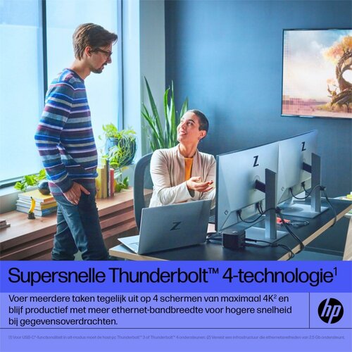 Hewlett Packard HP G4 Docking Station | Thunderbolt 280W | Zwart