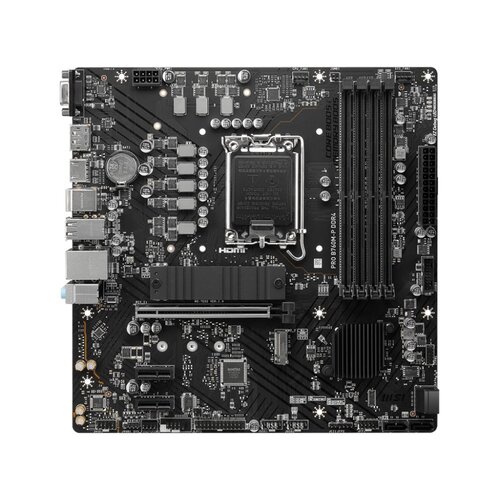 MSI PRO B760M-P | Socket LGA 1700 | Intel B760 | 4xDDR4 | Micro-ATX | Moederbord