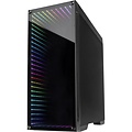Inter-Tech X-908 Infini2 | Infinity Mirror | Tower Case | USB-C | Zwart