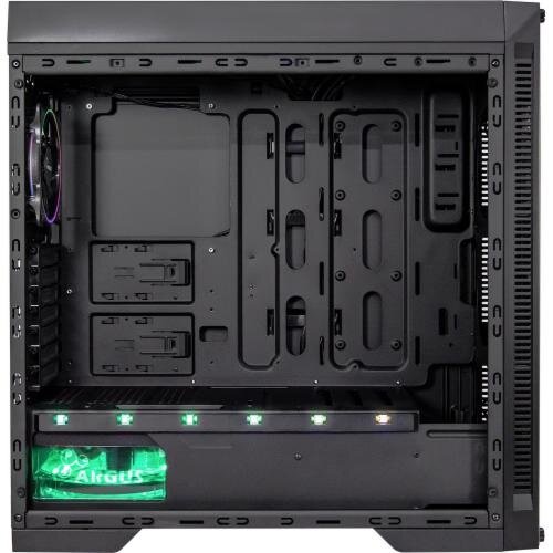 Inter-Tech X-908 Infini2 | Infinity Mirror | Tower Case | USB-C | Zwart