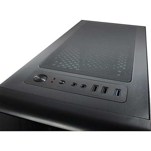 Inter-Tech CXC2 Blue Light | Midi Tower Case | Zwart