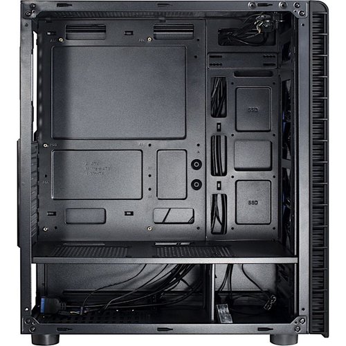 Inter-Tech CXC2 Blue Light | Midi Tower Case | Zwart