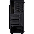 Inter-Tech Thunder Blue Light | Midi Tower Case | Zwart