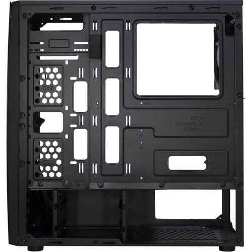 Inter-Tech Thunder Blue Light | Midi Tower Case | Zwart