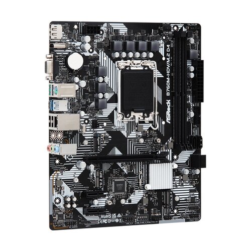 Asrock B760M-HDV/M.2 D4 | Socket LGA 1700 | Intel B760 | 2xDDR4 | Micro-ATX | Moederbord
