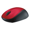 Logitech M235 | Draadloze Muis | Links- en Rechtshandig | RF | 1000 DPI | Rood/Zwart