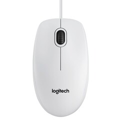 B100 | Bekabelde Muis | Links- en Rechtshandig | USB-A | 800 DPI | Wit