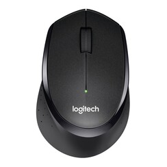 M330 Silent Plus | Draadloze Muis | Rechtshandig | RF | 1000 DPI | Zwart