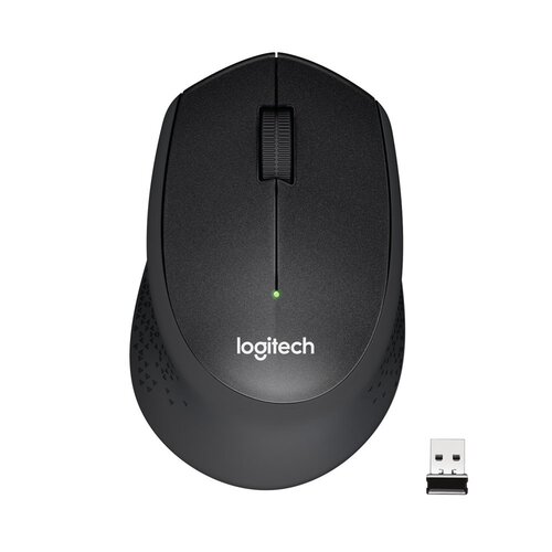 Logitech M330 Silent Plus | Draadloze Muis | Rechtshandig | RF | 1000 DPI | Zwart