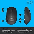 Logitech M330 Silent Plus | Draadloze Muis | Rechtshandig | RF | 1000 DPI | Zwart