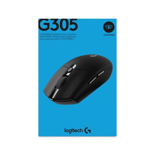 Logitech G305 Lightspeed | Gaming Muis | Rechtshandig | RF | 12000 DPI | Zwart