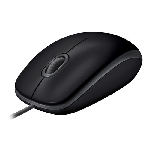 Logitech B110 Silent | Bekabelde Muis | Links- en Rechtshandig | USB-A | 800 DPI | Zwart