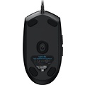 Logitech  G203 LIGHTSYNC | Bedrade Gaming Muis | Links- en Rechtshandig | USB-A | 8.000 DPI | Zwart