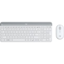 MK470 toetsenbord Inclusief muis USB QWERTY Engels Wit