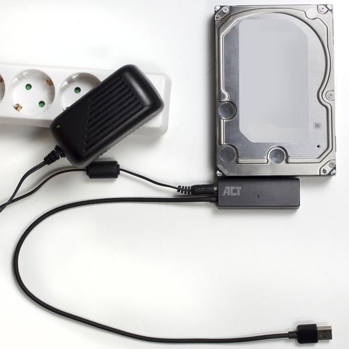 ACT AC1515 | 2,5 inch & 3,5 inch SATA HDD/SSD naar USB 3.2 Gen 1 Adapter