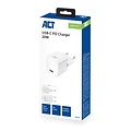 ACT AC2120 oplader voor mobiele apparatuur Wit Binnen