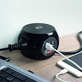 ACT AC2400 | Stekkerdoos | 3 Stopcontacten | Zwart