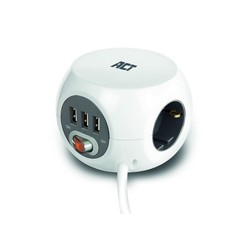 AC2410 | Stekkerdoos | 3 Stopcontacten | 3 m | Binnen | Wit