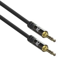 AC3612 audio kabel 5 m 3.5mm Zwart