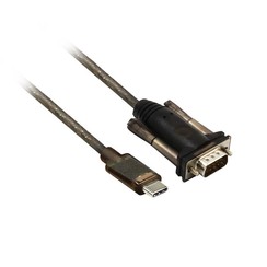 AC6002 seriële kabel Zwart 1,5 m USB Type-C DB-9