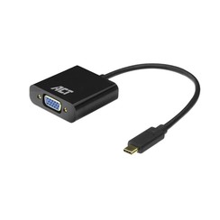 AC7300 | USB-C naar VGA Adapter | 0,15 m | Zwart