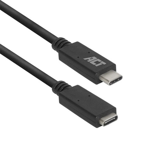 ACT AC7412 USB-kabel 2 m USB 3.2 Gen 1 (3.1 Gen 1) USB C Zwart