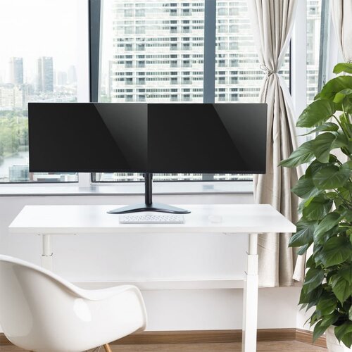 ACT AC8320 | Verstelbare Monitor-bureausteun | Tot 32" | Max 8kg | VESA 100x100 | 2 Monitoren