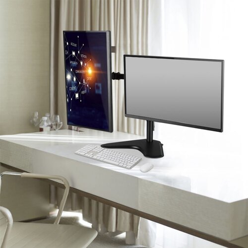 ACT AC8320 | Verstelbare Monitor-bureausteun | Tot 32" | Max 8kg | VESA 100x100 | 2 Monitoren