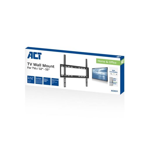 ACT AC8351 tv-bevestiging 139,7 cm (55") Zwart