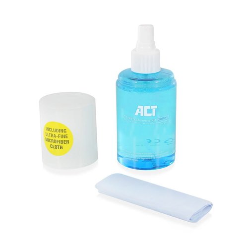 ACT AC9516 computerreinigingskit LCD/LED/Plasma, LCD/TFT/Plasma, Beeldschermen/Plastik Spray voor apparatuurreiniging 200 ml