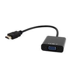 A-HDMI-VGA-03 video kabel adapter 0,15 m Zwart
