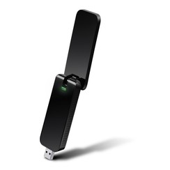 AC1300 | Wi-Fi 5 Dual-band USB-adapter | 400 Mbps 2,4 GHz / 867 Mbps 5 GHz | USB 3.0 | Zwart