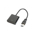 Gembird grafische adapter | USB naar HDMI | 1920 x 1080 pixels | Zwart | A-USB3-HDMI-02
