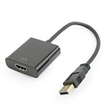 Gembird grafische adapter | USB naar HDMI | 1920 x 1080 pixels | Zwart | A-USB3-HDMI-02