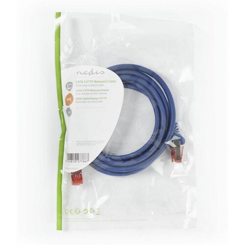 Nedis netwerkkabel | Cat6 | S/FTP (S-STP) | 2 m | Blauw | CCGP85221BU20