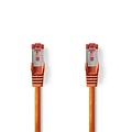 Nedis S/FTP Cat 6 Netwerkkabel | 2 m | Oranje