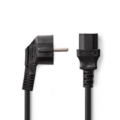 CEGT10000BK20 | Elektriciteitssnoer | 2 Meter | IEC 320 C13 Stekker | Zwart