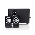 Nedis CSPR10021BK | 2.1 Luidsprekerset | 16W RMS | Zwart
