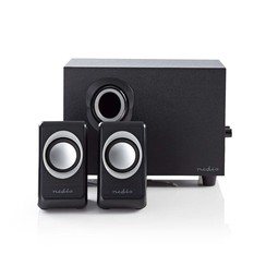 CSPR10021BK | 2.1 Luidsprekerset | 16W RMS | Zwart