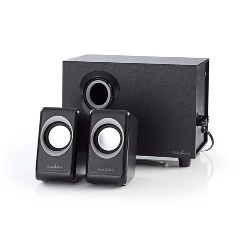 Nedis CSPR10021BK | 2.1 Luidsprekerset | 16W RMS | Zwart