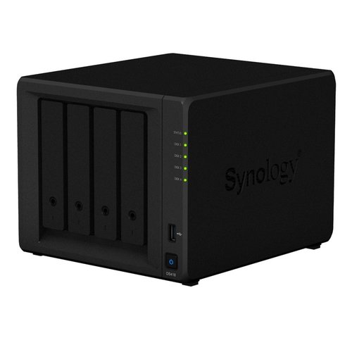 Synology DiskStation DS418 data-opslag-server NAS Mini Tower Ethernet LAN Zwart RTD1296