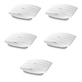 TP-Link Omada EAP245 Access Point (5 Pack) | Wifi 5 | Power over Ethernet (PoE) | 1750 Mbit/s | Inclusief Plafond- en Muurmontagebeugel