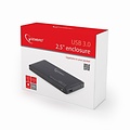 Gembird EE2-U3S-2 | 2,5" SATA HDD/SSD Behuizing | USB 3.0 (5 Gbps)