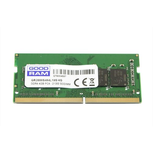 Goodram GR2666S464L19S/4G geheugenmodule 4 GB 1 x 4 GB DDR4 2666 MHz